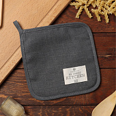 Прихватка Этель ECO grey, 19х19 см, 100% лён, 245 г/м2 10179632 Прихватка Этель ECO grey, 19х19 см, 100% лён, 245 г/м2 10179632