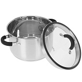 Кастрюля 5,1 л, d 22 см LARA LR02-908 НИКА Кастрюля 5,1 л, d 22 см LARA LR02-908 НИКА