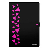 Папка на кнопке 4 отд. А4 400мкм ErichKrause Matt Accent пластик, с перфорацией, ассорти (4/64) /61210/ Папка на кнопке 4 отд. А4 400мкм ErichKrause Matt Accent пластик, с перфорацией, ассорти (4/64) /61210/