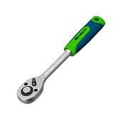 Набор инструментов, 76 предм., 1/2", 1/4", пластиковый кейс, Сибртех