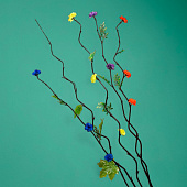 Интерьерный декор из бамбука, цветы пластик 200 см сиреневый 7779957 Интерьерный декор из бамбука, цветы пластик 200 см сиреневый 7779957