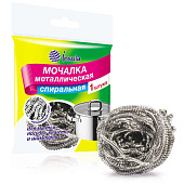 Мочалка для мытья посуды INSULA металлическая спиральная 1 шт Арт.990600 Мочалка для мытья посуды INSULA металлическая спиральная 1 шт Арт.990600