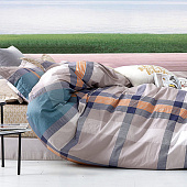  Комплект постельного белья Cleo Satin de Lux, двуспальный, наволочки 50х70 см, сатин, 22/817-SK 