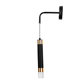 Светильник бра LED Вартона 6Вт черный золото /BayerLux Светильник бра LED Вартона 6Вт черный золото /BayerLux