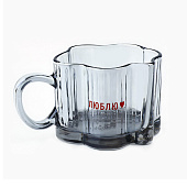  Кружка Дорого внимание «Люблю»,стекло 260 мл, 10546321 