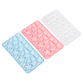 Форма для льда пластиковая "Морской мир" 15х28см, микс 317-4608 Форма для льда пластиковая "Морской мир" 15х28см, микс 317-4608