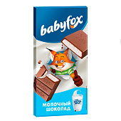 Шоколад молочный BabyFox, 90 г