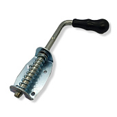  Засов гаражный полуавтомат 210 мм цинк 