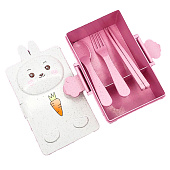 Ланчбокс "Rabbit", white 1000 мл 6209-2 Ланчбокс "Rabbit", white 1000 мл 6209-2