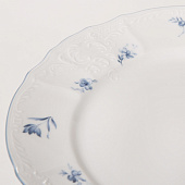  Тарелка десертная 17 см Bernadotte  декор "Синие мелкие цветы" БЕР0591 