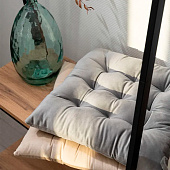 Подушка на стул 40х40 Идея светло-серый Подушка на стул 40х40 Идея светло-серый