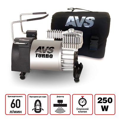  Компрессор автомобильный AVS KS600 80503 