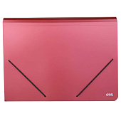 Папка классификатор 12 отделений Deli на резинке ассорти, E5551 Папка классификатор 12 отделений Deli на резинке ассорти, E5551