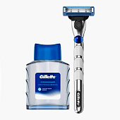  Подарочный набор GILLETTE MACH3 Бритва с 1 сменной кассетой+GILLETTE Лосьон после бритья Arctic Ice 50мл 