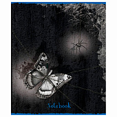 Тетрадь А5 48л скрепка клетка "S" Паутина, премиум 4+4+ламинация+УФ выборочный (песок), микс, 023850 Тетрадь А5 48л скрепка клетка "S" Паутина, премиум 4+4+ламинация+УФ выборочный (песок), микс, 023850