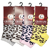 Женские носки GRAND LINE, арт. ЖК-18, леопард, р. 23 (н) Женские носки GRAND LINE, арт. ЖК-18, леопард, р. 23 (н)
