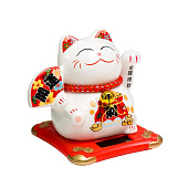 Маятник Манэки-нэко со свитком, 11х10х9,5 см, керамика, 5465388 Маятник Манэки-нэко со свитком, 11х10х9,5 см, керамика, 5465388