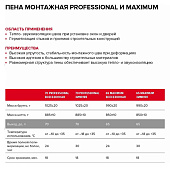  Пена монтажная ТЕХНОНИКОЛЬ 70 PROFESSIONAL всесезонная 