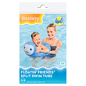 Круг для плавания «Зверушки», в ассортименте, от 3-6 лет, 3 вида, 36405 Круг для плавания «Зверушки», в ассортименте, от 3-6 лет, 3 вида, 36405