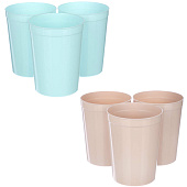 Набор стаканов 3 шт 0,4л пластик 861-398 Набор стаканов 3 шт 0,4л пластик 861-398