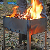 Мангал сборный Стандарт 500х300х500мм + 6 шампуров ст.0,5 в сумке Бастион-Пром Мангал сборный Стандарт 500х300х500мм + 6 шампуров ст.0,5 в сумке Бастион-Пром