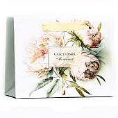 Пакет ламинированный горизонтальный "Милые пионы", 23 х 18 х 10 см 9916305 Пакет ламинированный горизонтальный "Милые пионы", 23 х 18 х 10 см 9916305