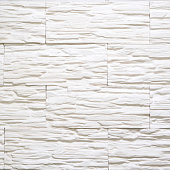  Камень искусственный  215х90 БРИЗ  арт.660 белый (уп. 0.5м2/26шт) 