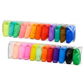 Пластилин супер лёгкий застывающий 24 цвета, Basir Веселые зверята, 240 г, +3 стека, МС-7147-24 Пластилин супер лёгкий застывающий 24 цвета, Basir Веселые зверята, 240 г, +3 стека, МС-7147-24