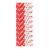  Трубочки для коктейля "Сердца" набор 12 шт   9213128 