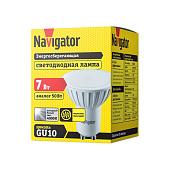 Лампа светодиодная 94 227 NLL-PAR16-7-230-4K-GU10 7Вт 4000К бел. GU10 500лм 170-260В Navigator 94227