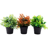 Искусственный цветок h=25см в кашпо 8х10см микс арт.19033-01655 Код261807 Искусственный цветок h=25см в кашпо 8х10см микс арт.19033-01655 Код261807