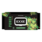 Влажные полотенца EXXE MEN POWER 60шт с крышкой