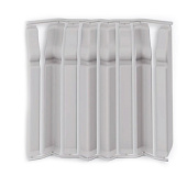  Накладки для плинтуса фигурного 80мм "Идеал Дюра" Светло-серый (набор из 8 эл.) 