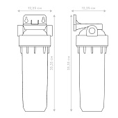  Корпус для магистрального фильтра БАРЬЕР SL10 3/4" для х/в  Н104Р02 