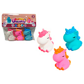 Игровой набор Животные Единорожки 3шт Размер: 19х5,5х29см, 2443225