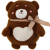 Игрушка мягкая Медвежонок с бантиком, 13х10х23 см, коричневый, 22041337008-2 Игрушка мягкая Медвежонок с бантиком, 13х10х23 см, коричневый, 22041337008-2