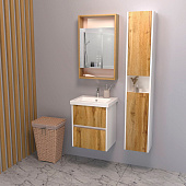 Пенал Stella подвесной Белый/Дуб Вотан Stl.04.150/1WDVo Encanto Пенал Stella подвесной Белый/Дуб Вотан Stl.04.150/1WDVo Encanto