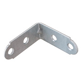  Угол мебельный узкий 40х40х17x1,5мм, цинк 