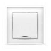 Выключатель 1кл с подсв. с/у Универсал Бриллиант 7947397 бел. Выключатель 1кл с подсв. с/у Универсал Бриллиант 7947397 бел.