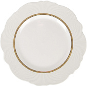 Тарелка Nouvelle Home White chic 26,5 см фарфор 970016 Тарелка Nouvelle Home White chic 26,5 см фарфор 970016