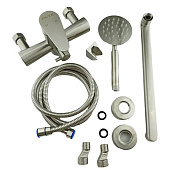 Душевая стойка нержавеющая сталь сатин T40594 Oute Душевая стойка нержавеющая сталь сатин T40594 Oute