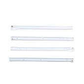 Направляющие роликовые 450х1,1мм белые Направляющие роликовые 450х1,1мм белые