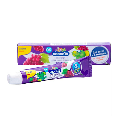  Зубная паста детская Lion Kodomo Виноград 40г 