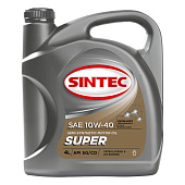  Масло моторное SINTEC Супер 10W40 SG/CD п/синт 4л 
