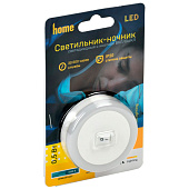 Ночник Круг LED 0,5Вт 220В датчик освещ /IEK