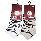 Женские носки GRAND LINE, арт. ЖК-19, тигр, р. 23 (н) Женские носки GRAND LINE, арт. ЖК-19, тигр, р. 23 (н)