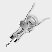 Штопор для вина Magistro Volt, 18,5 см, серебристый 7139548 Штопор для вина Magistro Volt, 18,5 см, серебристый 7139548