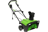  Снегоуборщик электрический GREENWORKS SN2300, 2,3кВт, ковш 50х25см, выброс 7.6м 