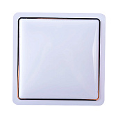 Светильник потолочный LED BK SL 15Вт 6500К IP20 квадрат накладн белый (230х43) /LEEK