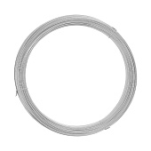 Проволока стальная 0,8мм, 50м, оцинкованная, термообработанная, Сибртех Проволока стальная 0,8мм, 50м, оцинкованная, термообработанная, Сибртех